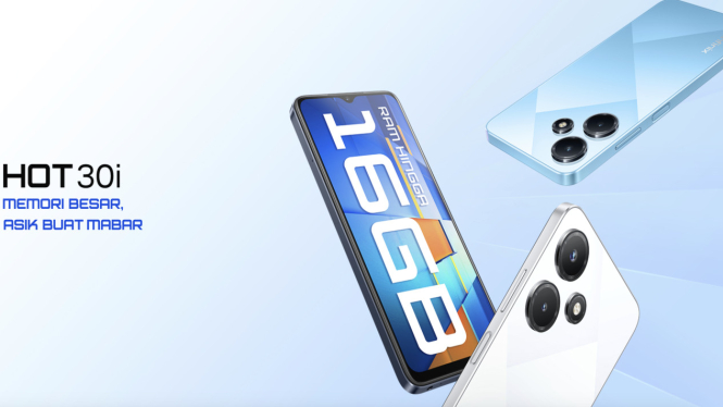 Infinix Hot 30i Turun Harga Jadi Sejutaan, RAM 16GB, Baterai 5.000mAh, dan Kamera AI 50MP