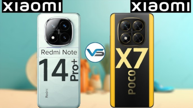 Xiaomi Poco X7 vs Xiaomi Redmi Note 14 Pro Plus