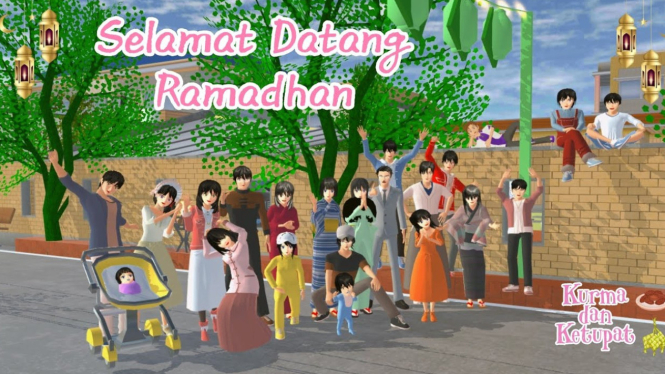 Terbaru! ID Sakura School Simulator Tema Ramadhan: Masjid Megah, Pasar Malam, dan Dekorasi Meriah!