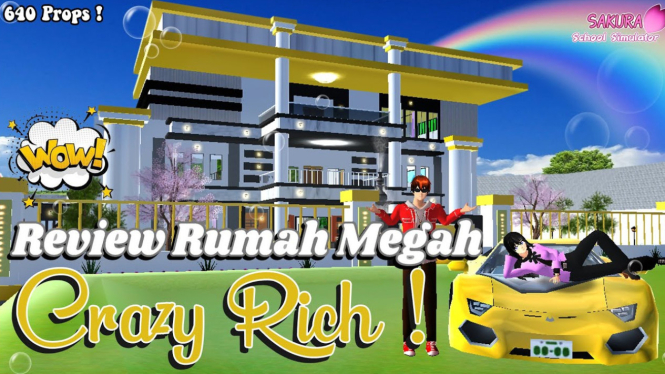 ID Rumah Crazy Rich Sakura School Simulator: Kreasi Nafisa Fidela Real, Its Syesyaa, dan Lainnya Waj