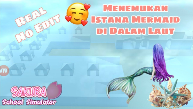 Istana Mermaid di Sakura School Simulator
