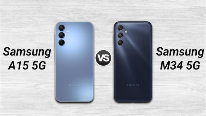 Samsung Galaxy A15 5G vs Samsung Galaxy M34 5G