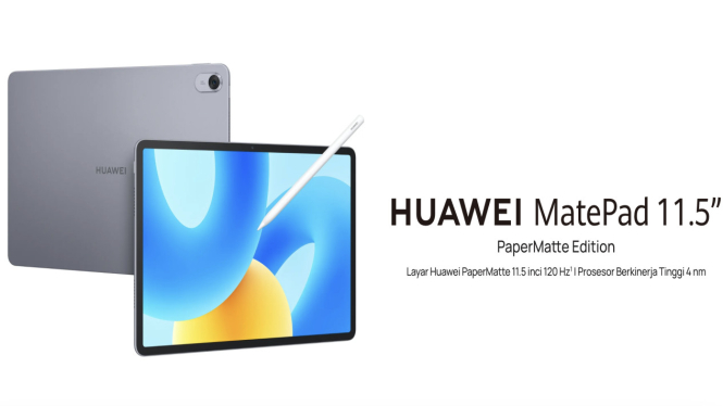 Huawei MatePad 11.5" Turun Harga Rp 1 Jutaan, Punya RAM 8 GB dan Baterai 7.700 mAh