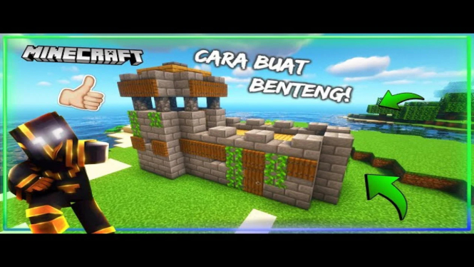 Benteng Super Kuat di Minecraft