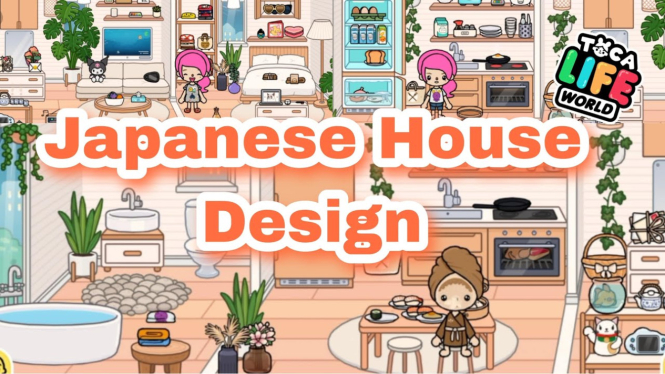 Rumah Jepang Estetik di Toca Boca