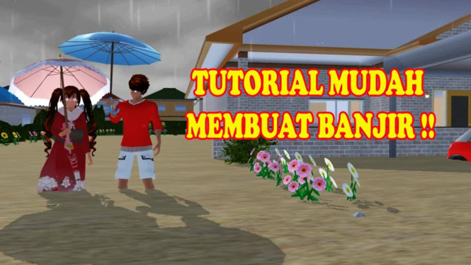 Banjir di Sakura School Simulator