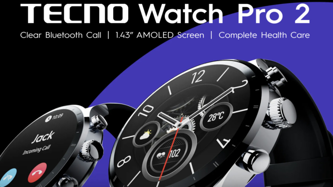 Tecno Watch Pro 2 Harga Rp 400 Ribuan Smartwatch Canggih dengan Fitur Mewah