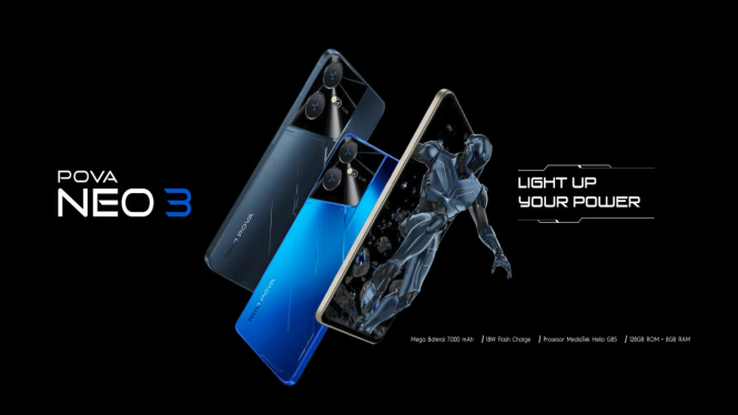 Tecno Pova Neo 3 – Baterai Super Jumbo 7000 mAh