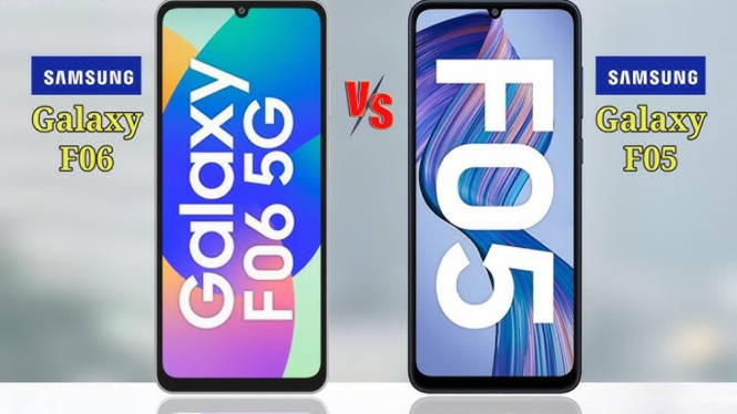 Samsung Galaxy F05 vs Samsung Galaxy F06 5G