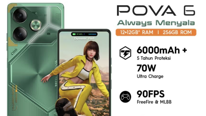 Murah Meriah! Rekomendasi HP Baterai 6000 mAh Paling Worth It Awal 2025