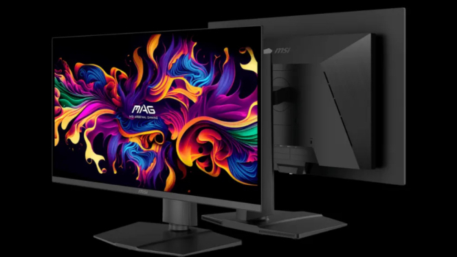MSI Rilis Monitor 26,5 Inci QD-OLED 240Hz! Warna Super Akurat & Respon 0,03ms