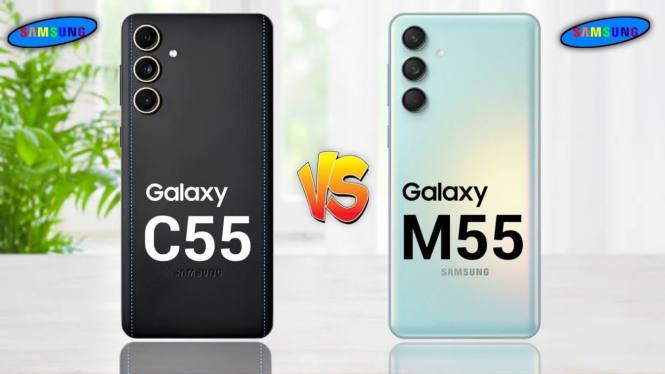 Samsung Galaxy C55 5G vs Samsung Galaxy M55 5G