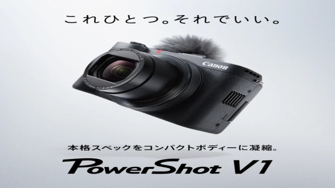 Canon PowerShot V1: Pesaing Baru Sony ZV-1