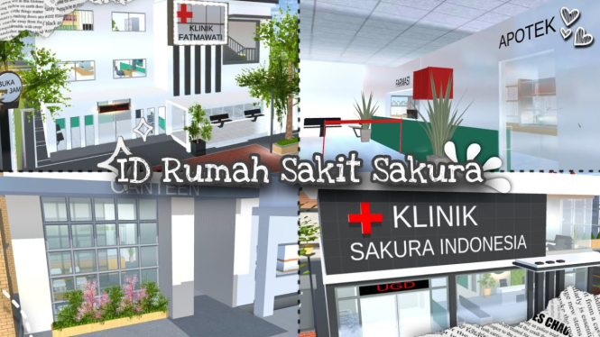 Rumah Sakit di Sakura School Simulator