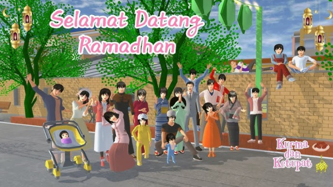 Ramadan di Sakura School Simulator
