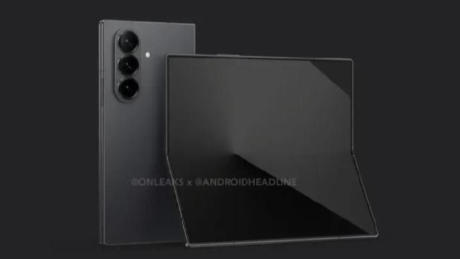 Galaxy Z Fold7 Bocor! Ponsel Lipat Super Tipis dengan Kamera 200MP?