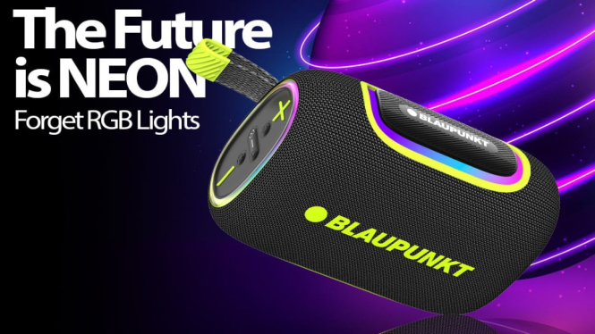 Blaupunkt Atomik OMG Resmi Rilis: Speaker 75W dengan Lampu Neon