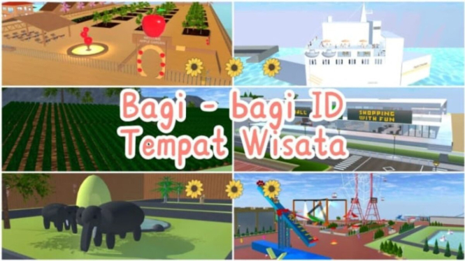 Wisata Bertema Amerika di Sakura School Simulator