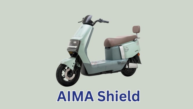 AIMA Shield: Sepeda Listrik Futuristik dengan Fitur Canggih, Baterai Tahan Lama hingga 80 KM