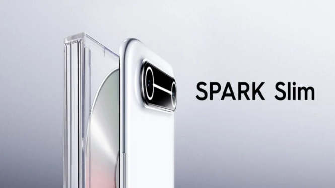 Tecno Spark Slim: Ponsel Ultra Tipis dengan Baterai Lebih Besar