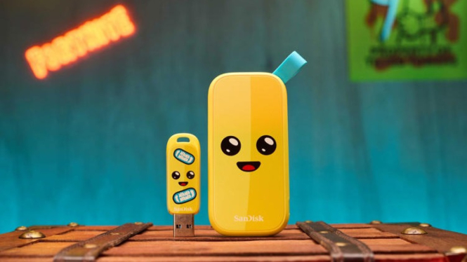 SanDisk Rilis SSD & Flash Drive Edisi Fortnite! Desain Ikonik, Kecepatan Ngebut!