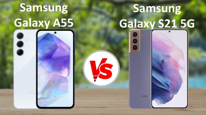 Samsung Galaxy A55 5G vs Samsung Galaxy S21