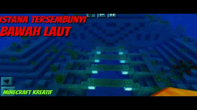 Istana Bawah Laut di Minecraft
