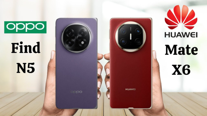 Oppo Find N5 vs. Huawei Mate X6: Duel Ponsel Lipat Terbaik