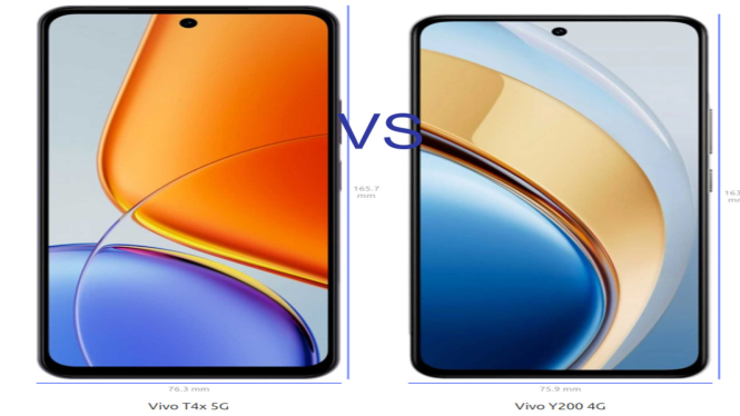 Vivo T4x 5G vs Vivo Y200 4G: Perbandingan Lengkap