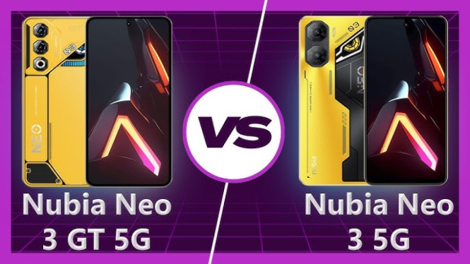 ZTE Nubia Neo 3 5G vs ZTE Nubia Neo 3 GT: Duel Smartphone Gaming