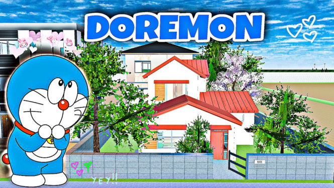 Panduan Berkunjung Ke Rumah Doraemon di Sakura School Simulator, Bikin Nostalgia!