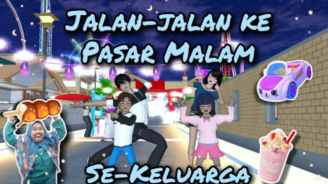 Jalan-Jalan ke Pasar Malam Sakura School Simulator: Nikmati Suasana Seru di Dunia Virtual