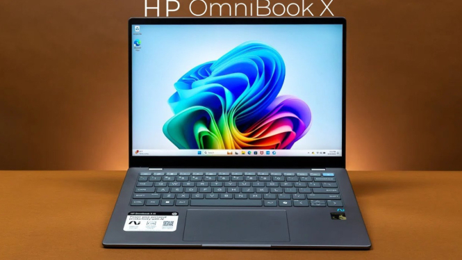 HP Omnibook X Snapdragon: Laptop Ringkas dengan Performa Ngebut dan Baterai Super Awet