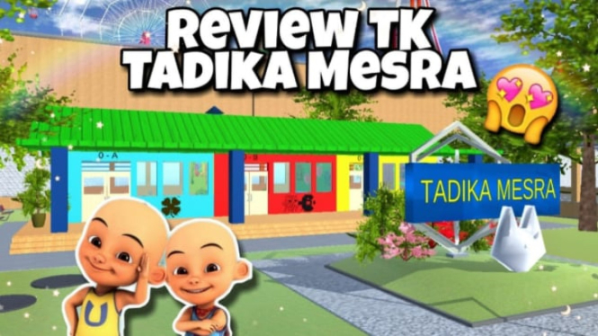 Cara Sekolah Bareng Upin & Ipin di TK Tadika Mesra di Sakura School Simulator!