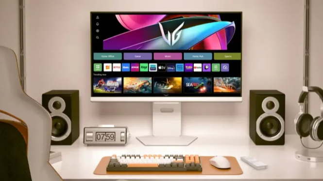 LG UltraGear 32G810SA-W: Monitor Gaming 4K 144Hz dengan Fitur Smart TV!