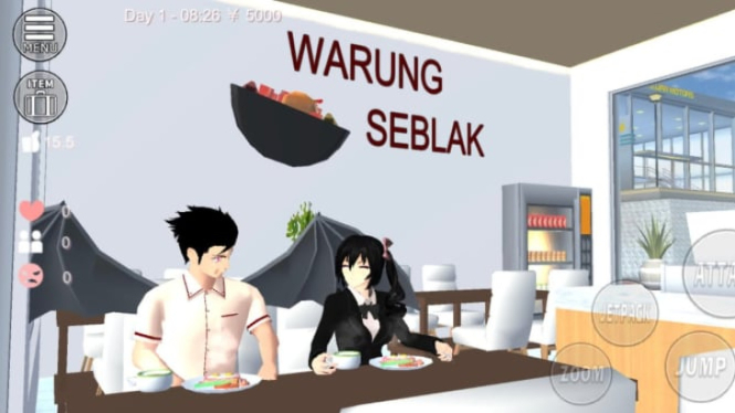 PANDUAN Lengkap Cara Beli Seblak Rafael Smash di Sakura School Simulator
