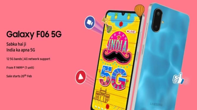 Samsung Galaxy F06 5G Resmi Meluncur