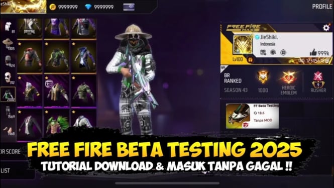Download FF Beta Testing Modjoy APK: Kode Redeem FF MAX, Gas Sebelum Kehabisan!