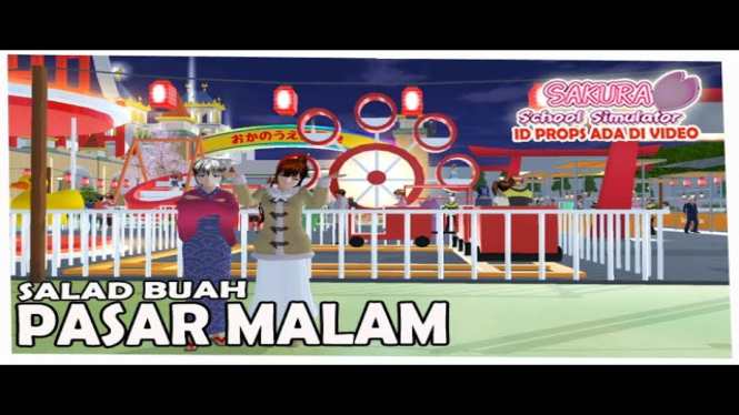 Pasar Malam Terbaik di Sakura School Simulator