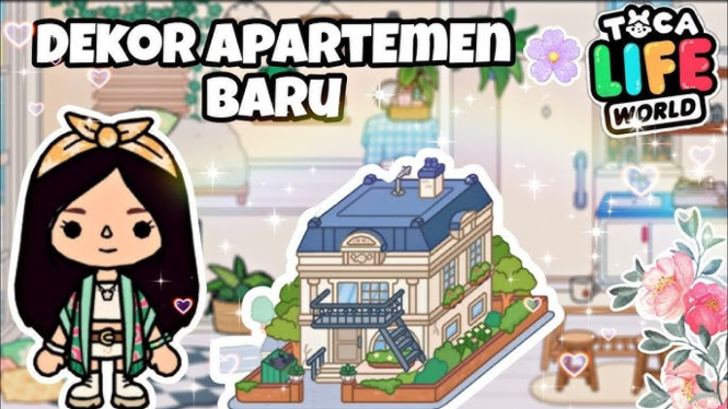 Apartemen Mewah di Toca Boca Life