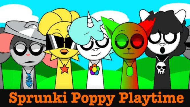 Cara Main dan Link Download Sprunki Poppy Playtime: Game Horor Musik Viral yang Bikin Merinding!