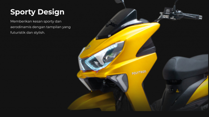 Polytron Fox S Electric: Motor Listrik Canggih dengan Desain Sporty