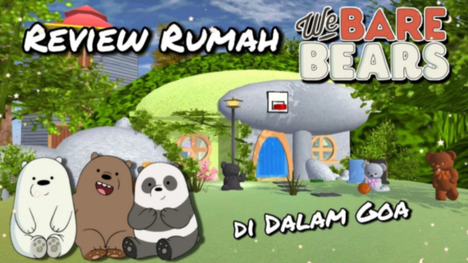 Gak Nyangka! Rumah We Bare Bears Bisa Kamu Temuin di Sakura School Simulator, Begini Caranya!