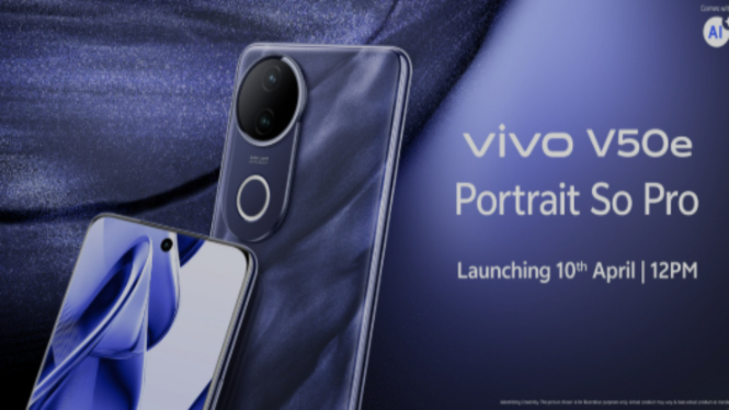 Gahar Banget! Vivo V50e Resmi Meluncur, Kamera 50MP OIS & Tahan Banting IP68 dengan Harga Menarik!