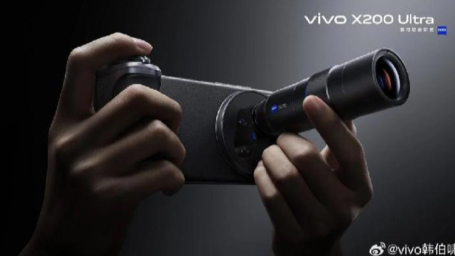 Vivo X200 Ultra Usung Lensa 200mm, Zoom Optik 8,7x & Digital 70x!
