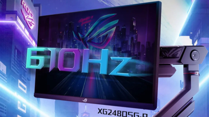 ASUS ROG Strix XG248Q5G-P: Monitor Gaming 610Hz Pertama di Dunia Resmi Hadir