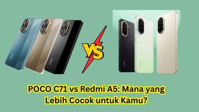 POCO C71 vs Redmi A5: Mana yang Lebih Cocok untuk Kamu?