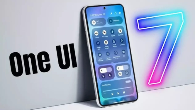 One UI 7 di Galaxy A56 5G