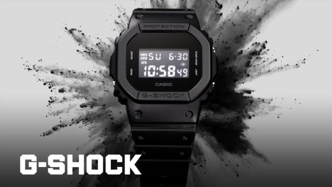 G-SHOCK DW-5600BBR-1: Perpaduan Warna Hitam & Merah