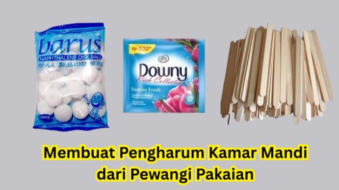 Tips Praktis Membuat Pengharum Kamar Mandi dari Pewangi Pakaian